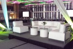 lounge set up in white