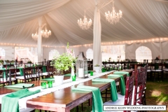 farm tables and chiavari chairs
